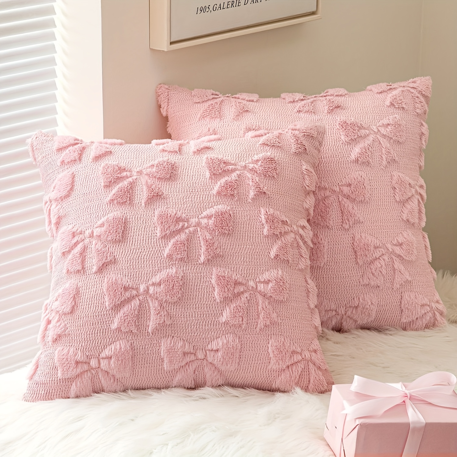 product-fancy-9b53d0ec-223d-4c3b-a55d-370a42c28c23 Roze Strik Kussenhoes - Image 1
